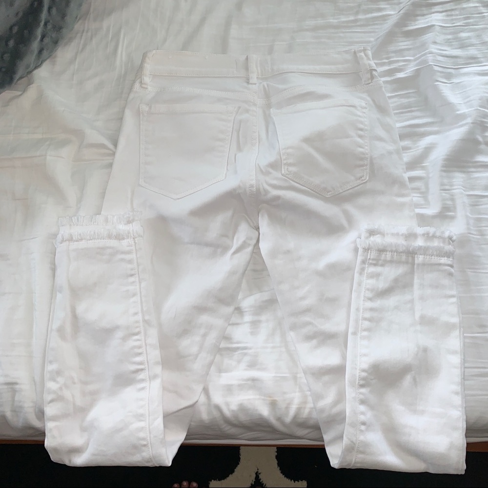Loft white ankle skinny jeans - Picture 3 of 4